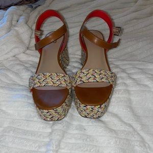 Colorful size 9 wedges